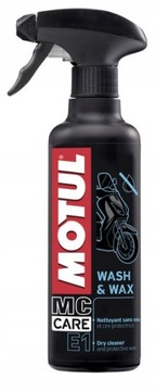 MOTUL E1 WASH & WAX 400ML - МЫТЬЕ БЕЗ ВОДЫ!