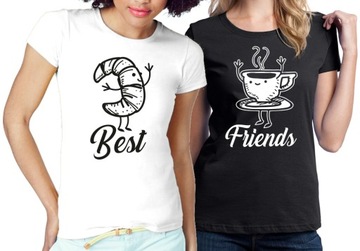 KOSZULKI BFF BEST FRIENDS ZOŁZA DLA PRZYJACÓŁEK X2