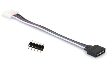 Złączka LED ŁĄCZNIK klik taśma-sterownik 5pin RGBW