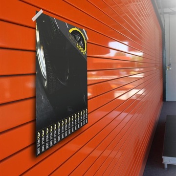 Трелевка рекламных плакатов с логотипом трелевка А3х100