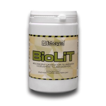 BIOLIT 1 kg rozkłada kożuchy tłuszczowe w ściekach