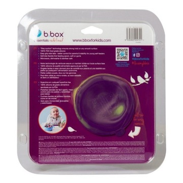 Силиконовая миска B.Box с ложкой Passion Splash