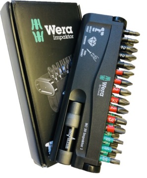 Набор бит для отверток Wera IMPAKTOR сильный !