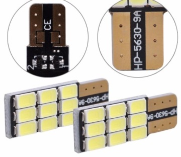 W5W 9 led 5630 T10 canbus side smd