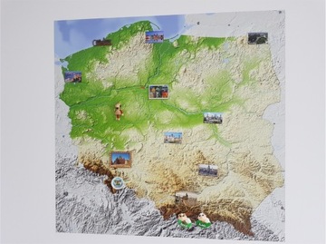 Samoprzylepna mapa podróżnika magnetyczna magnes