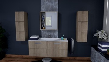 ПОДВЕСНАЯ СТОЙКА ДЛЯ ВАННОЙ, ПОЛКА ДЛЯ ШКАФА SONOMA