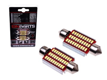 ŻARÓWKI LED 42mm 30 SMD C5W C10W Rurki 2 szt.