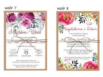 СВАДЕБНЫЕ ПРИГЛАШЕНИЯ НА СВАДЕБНЫЕ ЦВЕТЫ + конверт