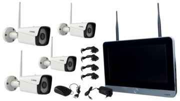 Gvision Monitorování Wifi 4 Kamery Sada Full Hd