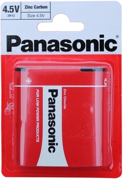 1x BATERIA PANASONIC 3R12 3LR12 4,5V PŁASKA