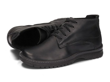 КОЖАНЫЕ ТУФЛИ TRAPER 417 CZ 41 УТЕПЛЕННЫЕ