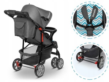 ПРОГУЛЯЮЩАЯ КОЛЯСКА LIONELO EMMA UMBRELLA