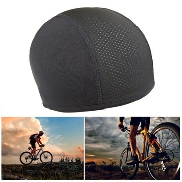 ВЕЛОСИПЕДНАЯ ШАПКА ПОД ШЛЕМ - ТЕРМОАКТИВНАЯ
