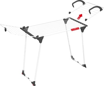 Vileda Premium 2 w 1 suszarka na pranie ubrania grzejnikowa