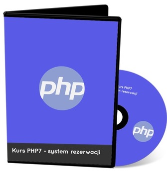 Kurs PHP7 - system rezerwacji - DVD
