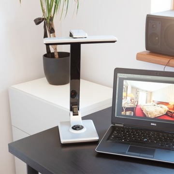 K-BL-1203 Настольная светодиодная лампа, школьный вечер, серебристый