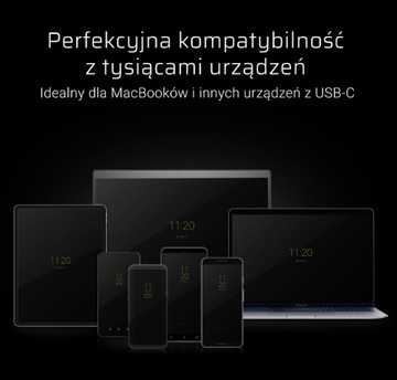 Green Cell GC HUB2 USB-C 6 в 1 для MacBook Pro Air DS