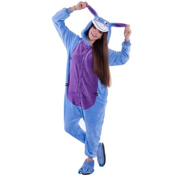 OSIOŁEK Osioł PIŻAMA Kigurumi Onesie Kłapouchy Damskie Męskie L 165-174 cm