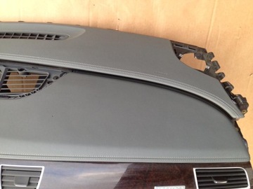 AUDI A8 D4 DESKA KONSOLA SZARA STAHLGRAU SKÓRA