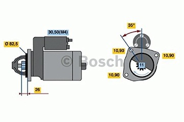Стартер Bosch 12В 0 001 362 701