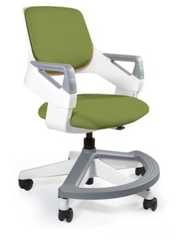 Rookee zielony fotel młodzieżowy obrotowy OLIVE