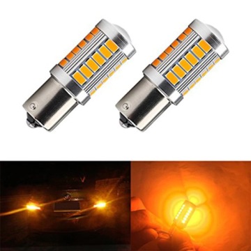ŻARÓWKA LED R5W BA15S POMARAŃCZOWA KIERUNEK USA