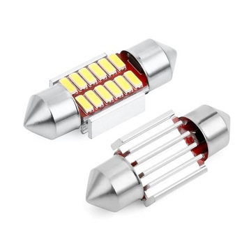 СВЕТОДИОДНАЯ ЛАМПА 12 SMD 4014 C5W C10W C18W CANBUS 31мм