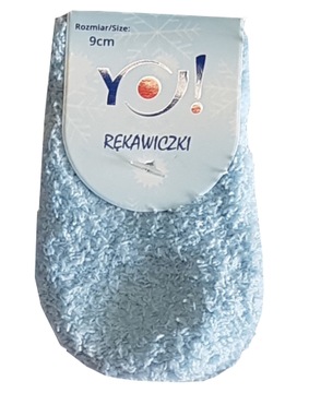 YO rękawiczki FROTTE łapki ZIMOWE F17 9 cm 56-68