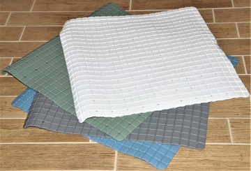 КОВрик ПРОТИВОСКОЛЬЗЯЩИЙ ДЛЯ ДУШЕВОЙ ВАННЫ 55х55 зеленый.