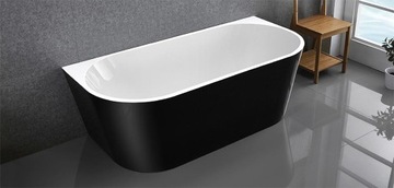 WANNA WOLNOSTOJĄCA 170x80 WELLIS CALABRIA BLACK