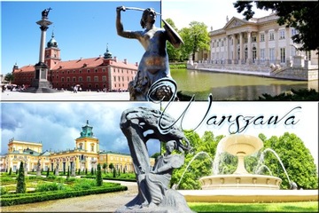 WARSZAWA POLSKA MAGNES MAGNESY NA LODÓWKĘ WZORY