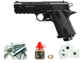 Wiatrówka Pistolet BORNER 401 4,5mm + ZESTAW