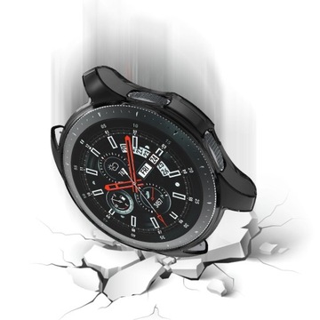 ЧЕРНЫЙ СИЛИКОНОВЫЙ КОРПУС ДЛЯ ЧАС SAMSUNG GALAXY 46 мм