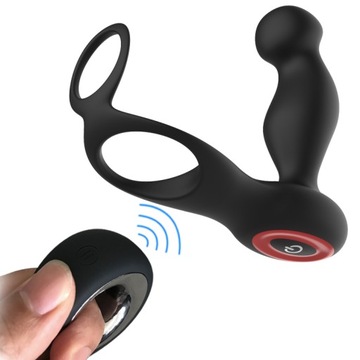 WIBRATOR PROSTATY ANALNY RING JĄDRA PENIS PILOT