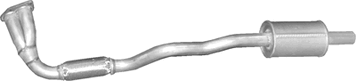 TŁUMIK KATALIZATOR OPEL ASTRA2 IIG 1.4 1.6 1.8 16V