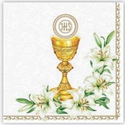 Serwetka do Decoupage 1szt. KOMUNIA S104