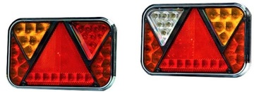 Lampa tylna zespolona LED KOMPLET FT-270 NT 12V Przyczepa Laweta 5 funkcji