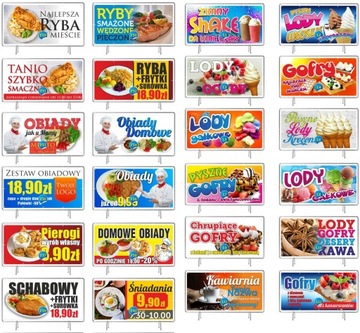 Baner Reklamowy Gotowe Wzory 3x1m - Projekt Gratis 300x100cm Reklama