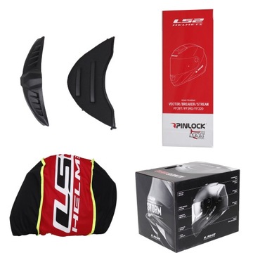 ШЛЕМ LS2 FF800 STORM ЧЕРНЫЙ МАТОВЫЙ ВСТРОЕННЫЙ БЕСПЛАТНО