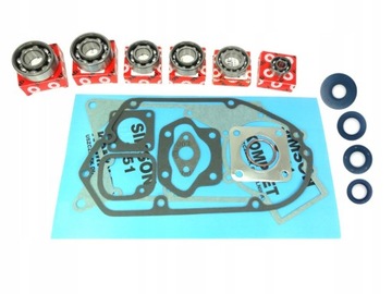 SIMSON S51 S70 КОРПУС ДВИГАТЕЛЯ, ПОДШИПНИКИ FAG 70CC