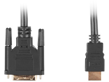 Кабель Lanberg 1,8 м DVI-D HDMI Gold FULLHD 3D ARC