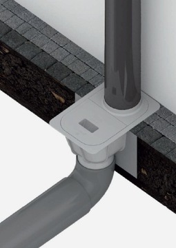 ОТЧАСТНИК 110мм для водосточной трубы Bryza Cellfast ГРАФИТ