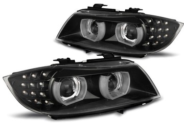 REFLEKTOR LAMPA RING LED XENON BMW 3 E90 LCI LIFT