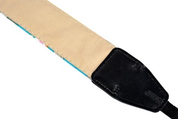 PASEK do Aparatu na szyję w kwiaty KOLOROWY WZÓR