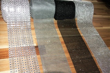 ЛЕНТА СО стразами ЦИРКОНИЙ БРИЛЛИАНТЫ ШИРИНА 12 СМ НА МЕТР СЕРЕБРЯНАЯ ДЕКОРАТИВНАЯ ЛЕНТА