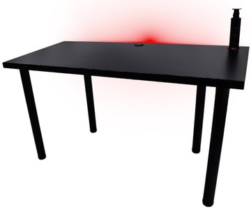 BIURKO GAMINGOWE KOMPUTEROWE TAŚMA LED PRODUCENT