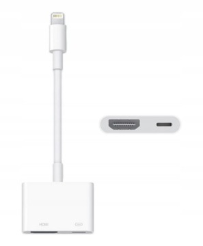 Apple Lightning — AV-адаптер Apple MD826ZM/A Белый