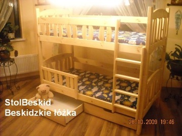 ŁÓŻKA ŁÓŻKO PIĘTROWE KSIĘŻYC