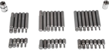Набор бит S2 TORX HEX SPLINE, 40 шт. С1235