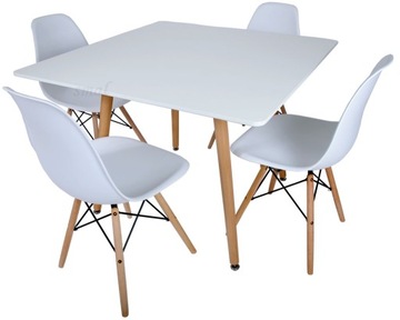 Современный стол в Милан Квадрат 100 см. Цвета